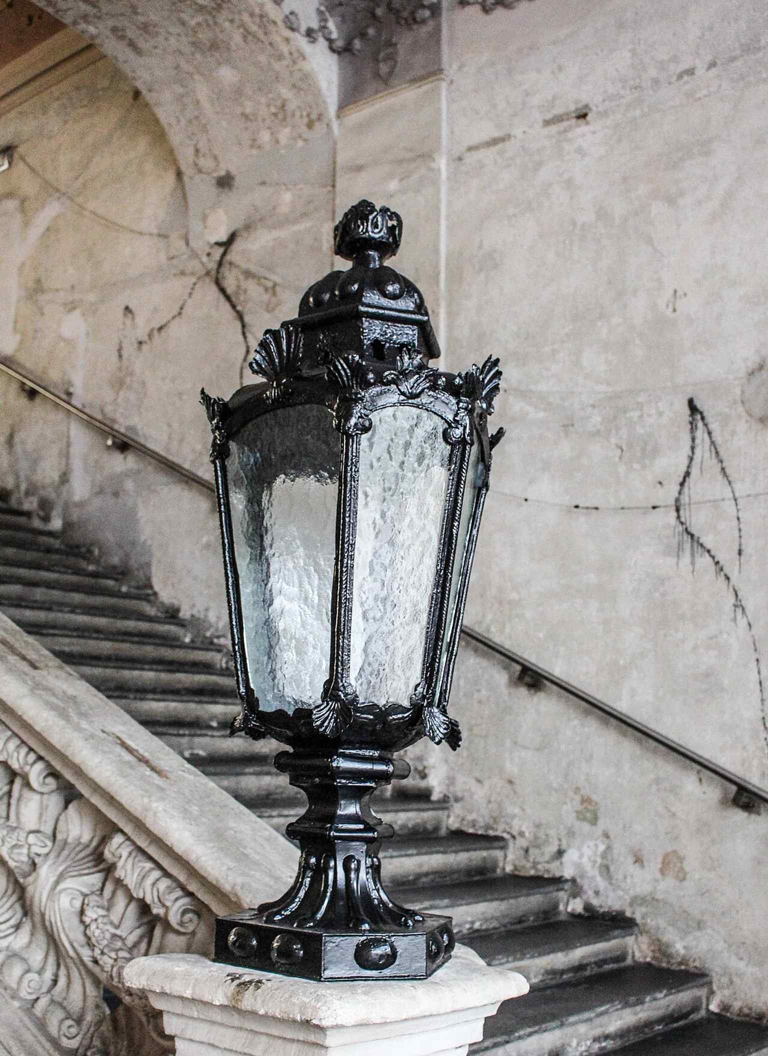 Architectural detail from the palace exterior, likely part of the elaborate Baroque decoration that distinguishes the façade.