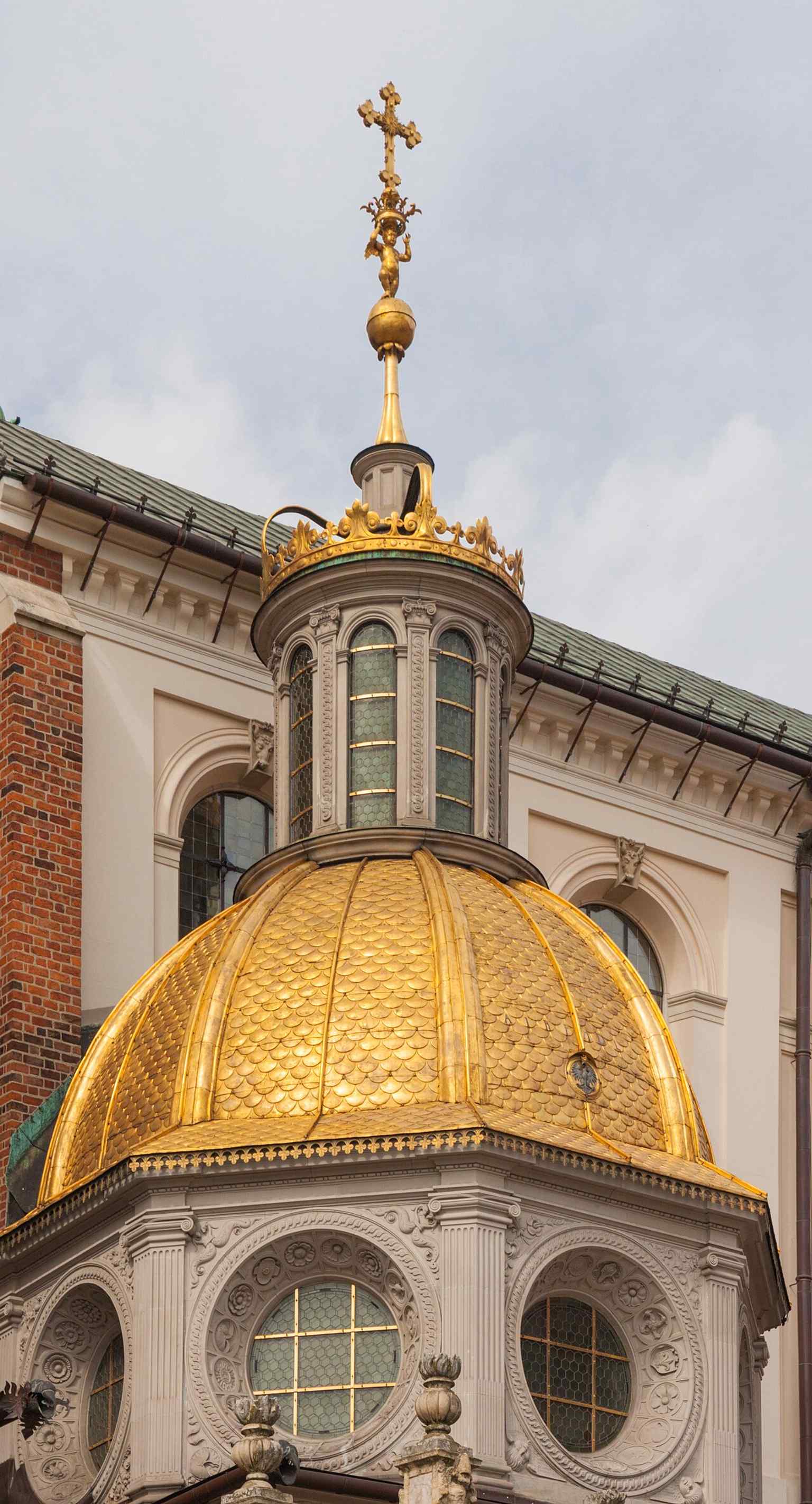 The Sigismund Chapel, the jewel-like Renaissance chapel that became a model for later royal funerary architecture in Poland.