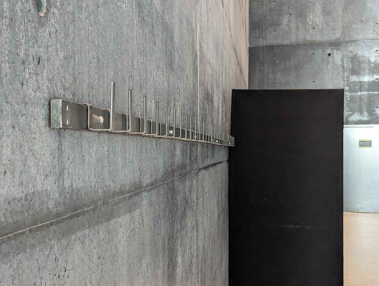 Interior fittings at Harpa, a small detail from the concert hall and conference centre that opened in 2011.
