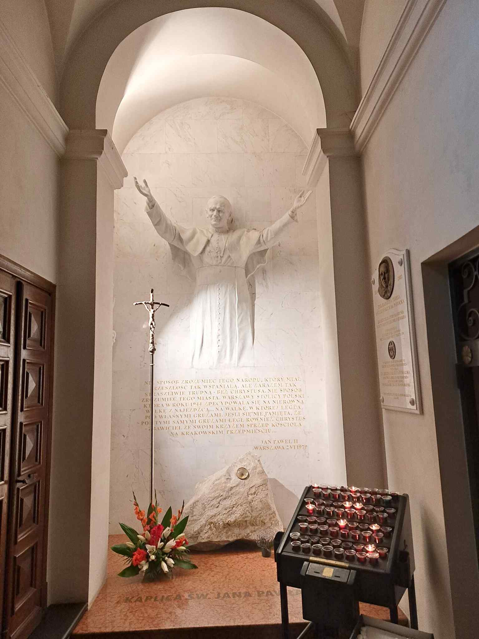 The Chapel of John Paul II, reflecting the basilica’s continuing role as a living place of devotion and remembrance.