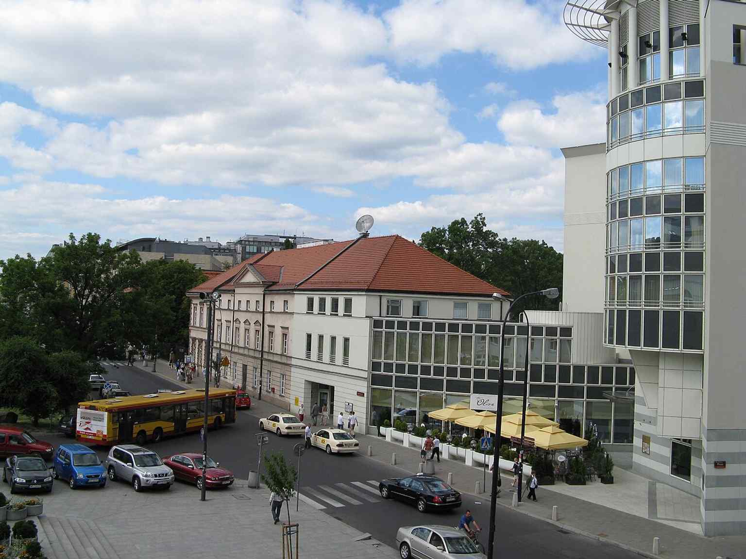 The Institute for the Deaf and Dumb, another historic anchor of the square’s eastern side.