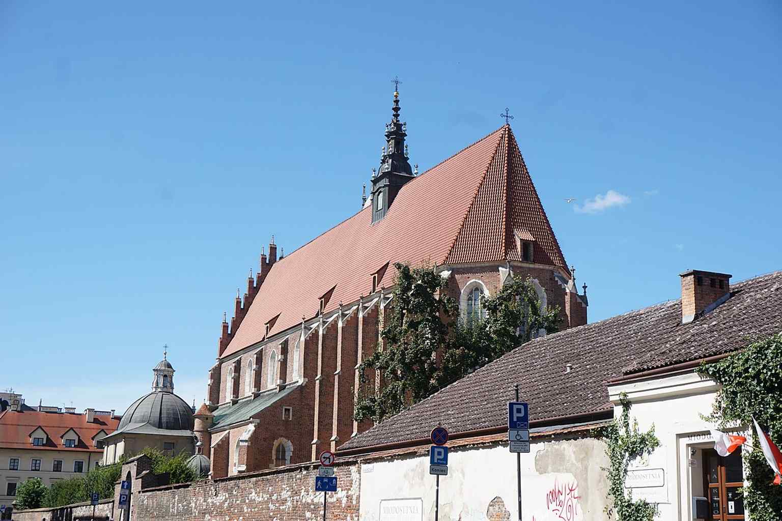 A clear modern exterior view of Corpus Christi Basilica, the best starting point for introducing the landmark itself.