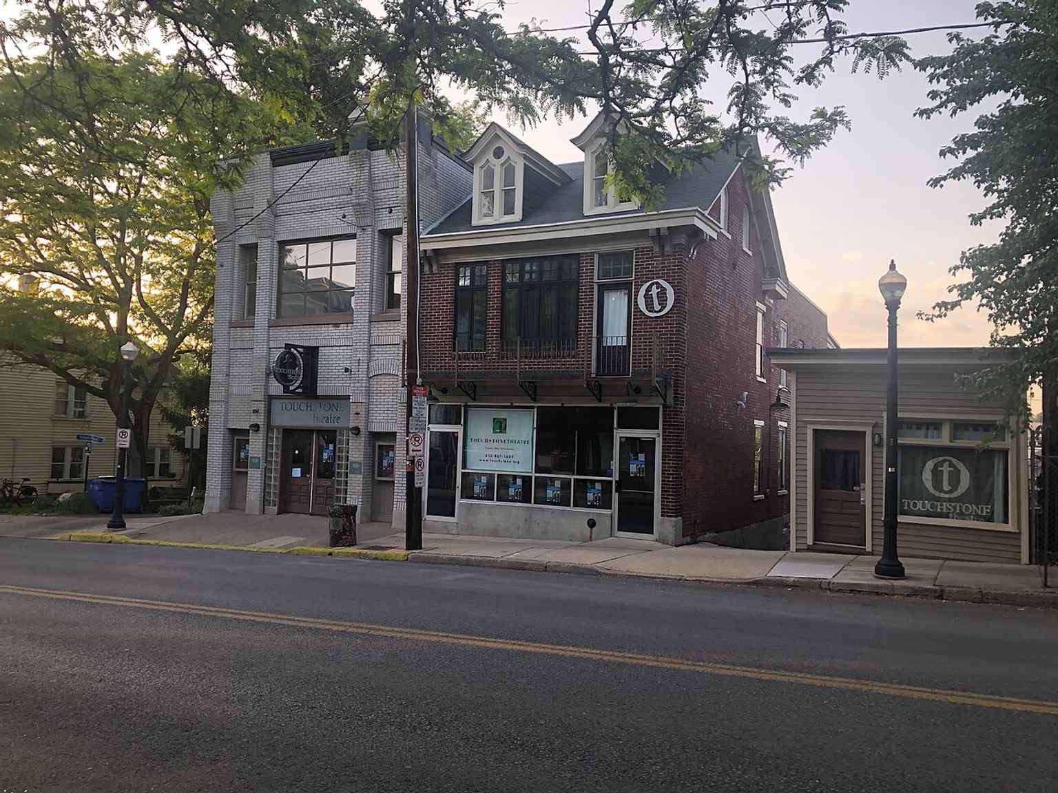 Touchstone Theater, housed in the former Protection Firehouse built in 1875 — a landmark that was transformed from the neighborhood’s original fire station into a 72-seat theater.