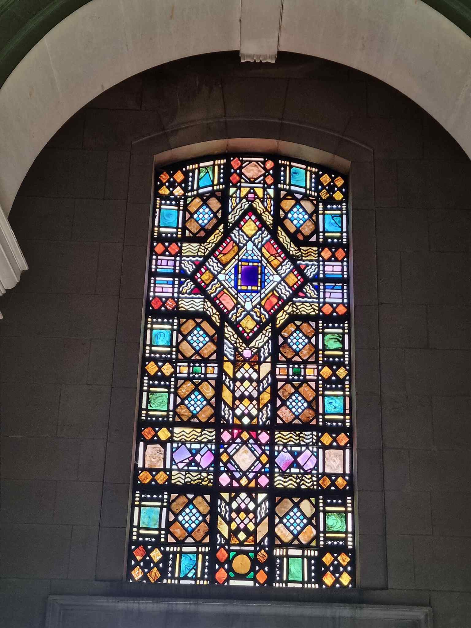 A rare open interior view from 2022, showing the memorial’s solemn chamber during the Commonwealth Games reopening.