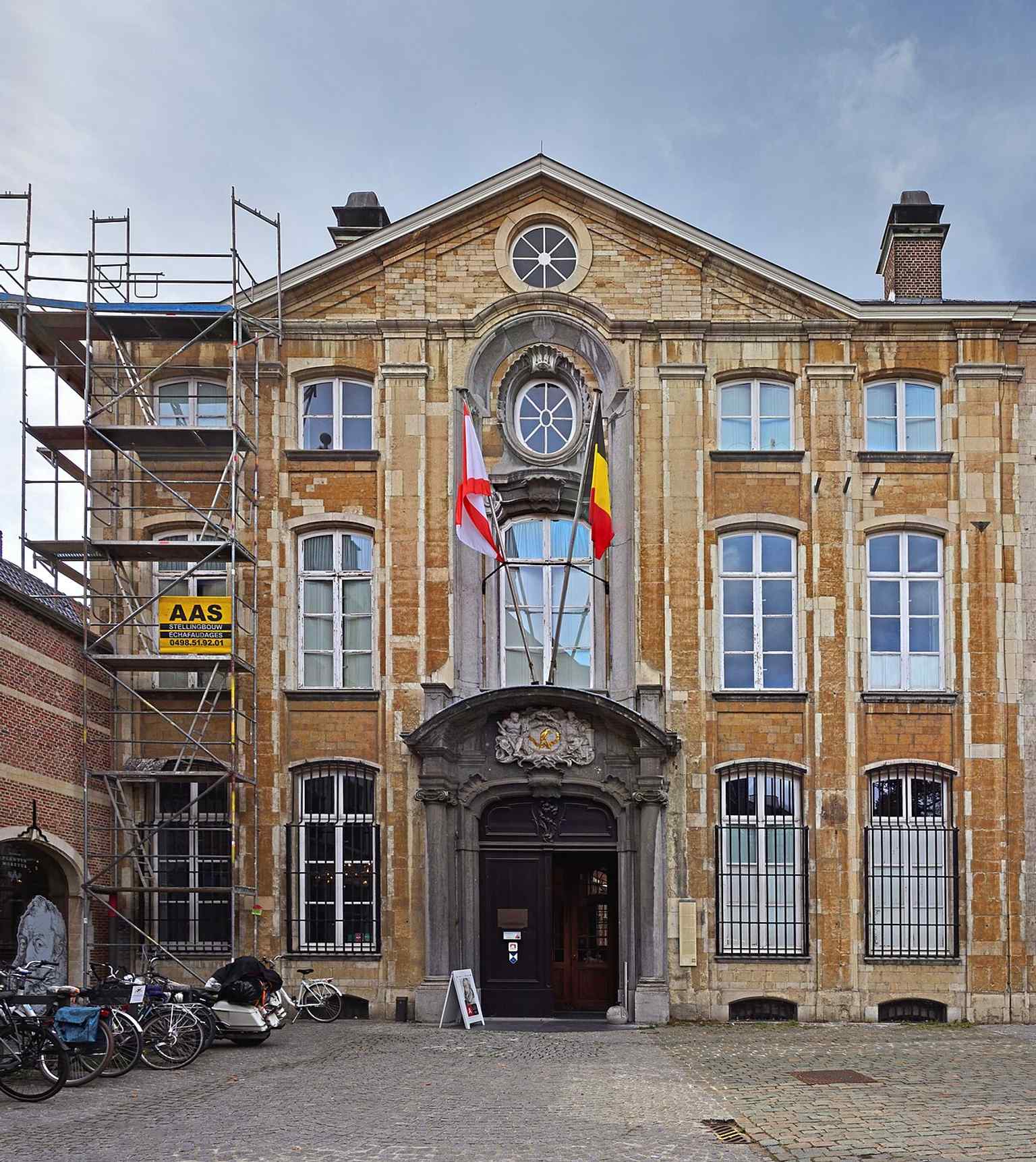 The museum’s street-facing exterior in Antwerp — this is the UNESCO-listed former Plantin press and home of the printing family.