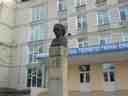 Bust of Mihai Eminescu in Balti