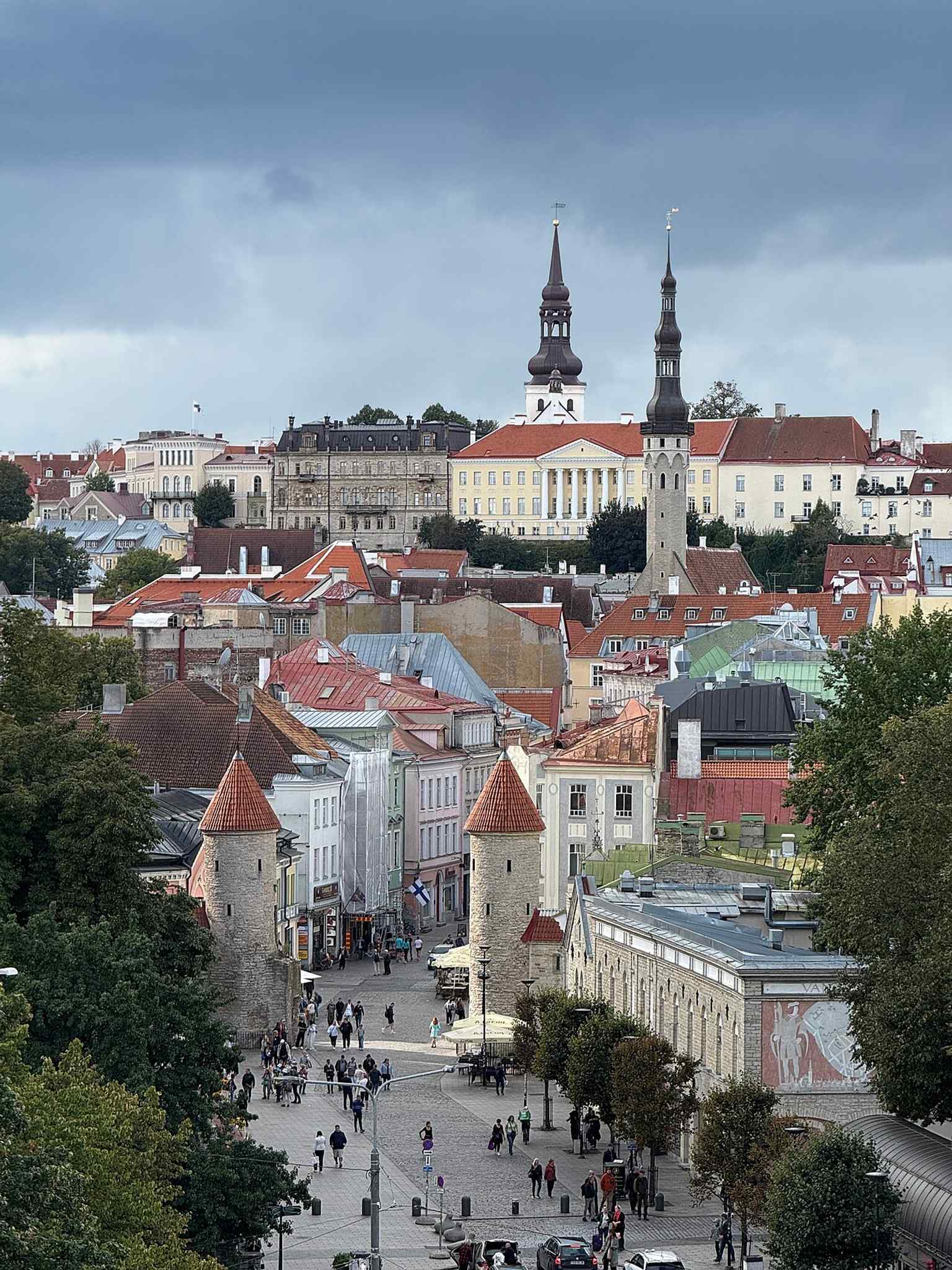 Another broad view over Tallinn’s Old City, suitable for introducing the UNESCO-protected historic core.