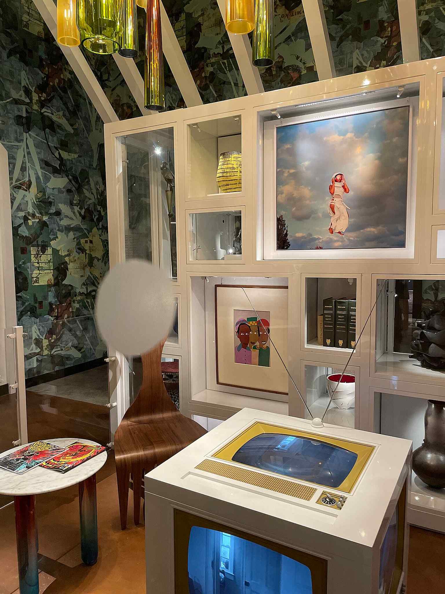An Afrofuturist period room from the Met’s newer exhibitions, showing how the museum expands beyond traditional historical displays.