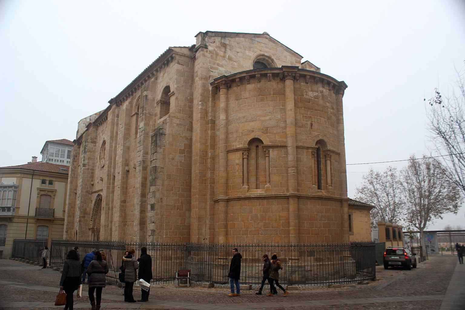 A modern exterior view that helps connect the church’s medieval fabric with today’s conservation concerns.