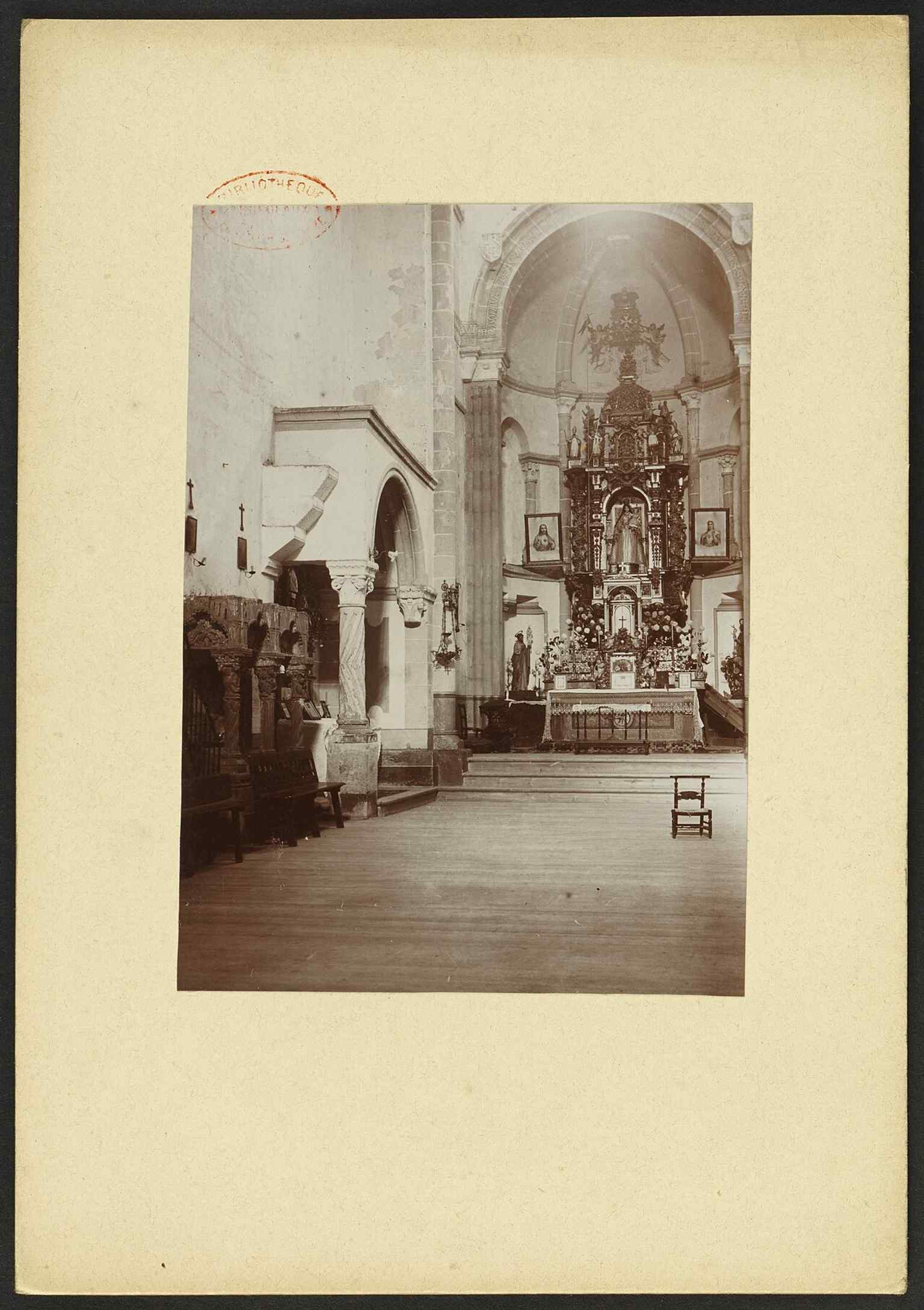 The choir interior reflects the building’s medieval liturgical life and the long history of use and care inside the church.