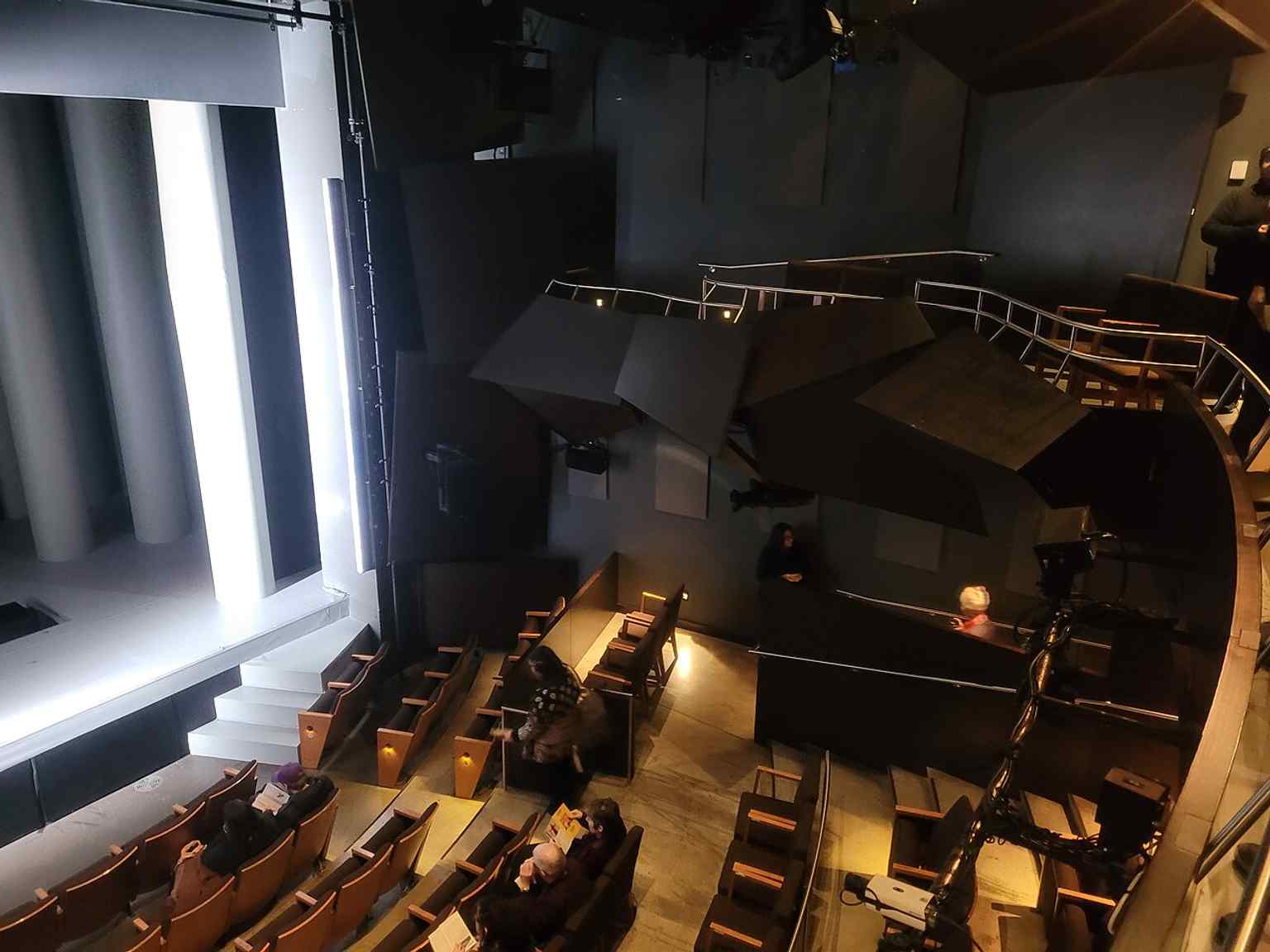 The Alice Griffin Jewel Box Theatre, one of three distinct performance spaces at the Pershing Square Signature Center, features a seating capacity of 191 seats.