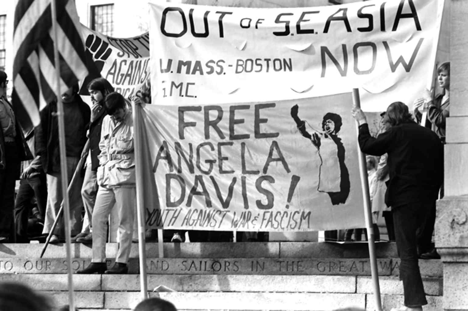 A 1970 anti–Vietnam War protest on Boston Common, echoing the park’s long history as a civic gathering ground.