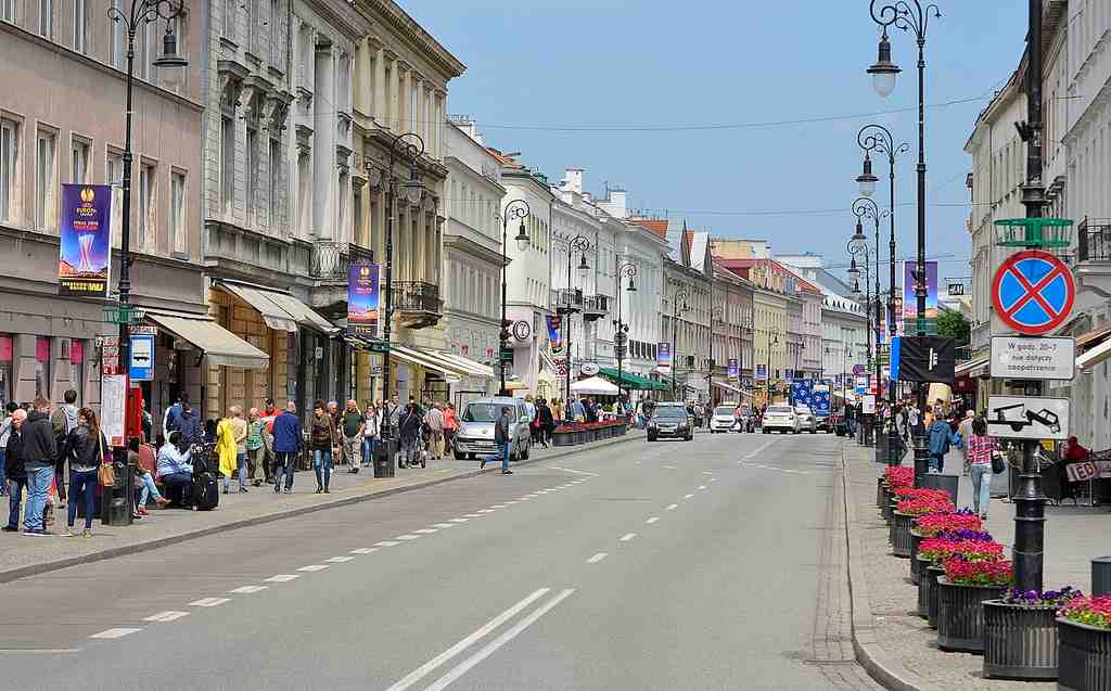 Nowy Świat Street in Warsaw