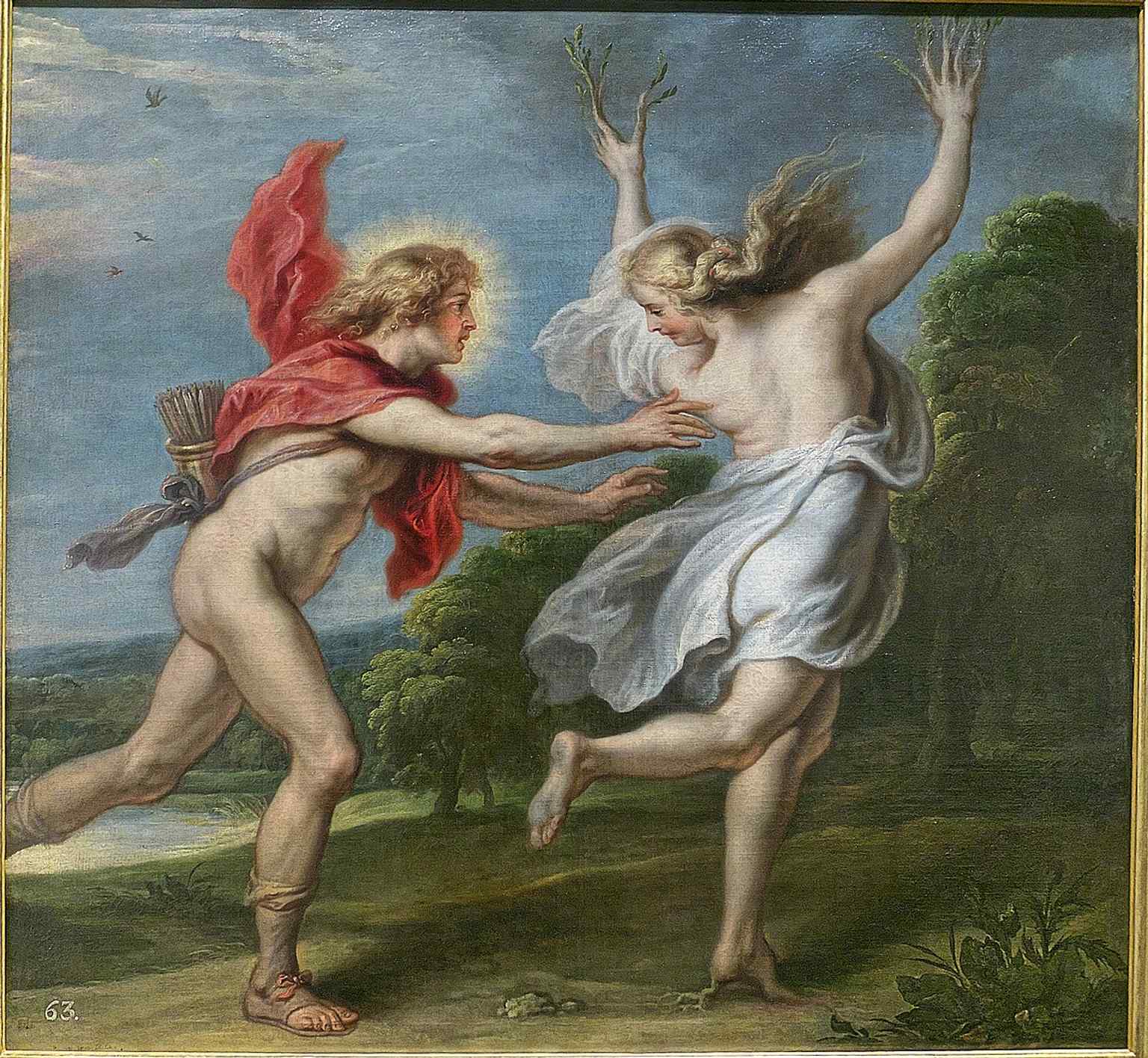 A mythological painting made for the Torre de la Parada, one of the Prado's famous royal palace commissions.
