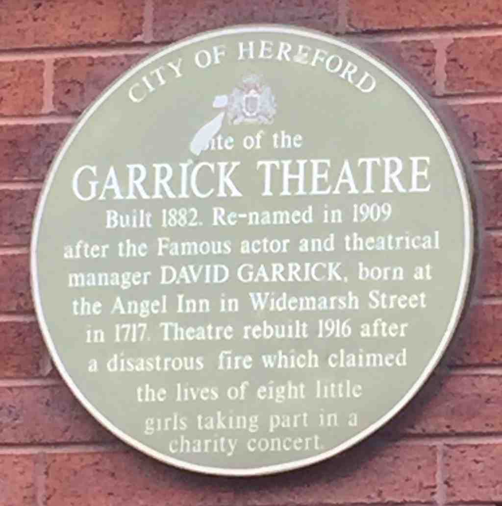 Garrick Theatre fire