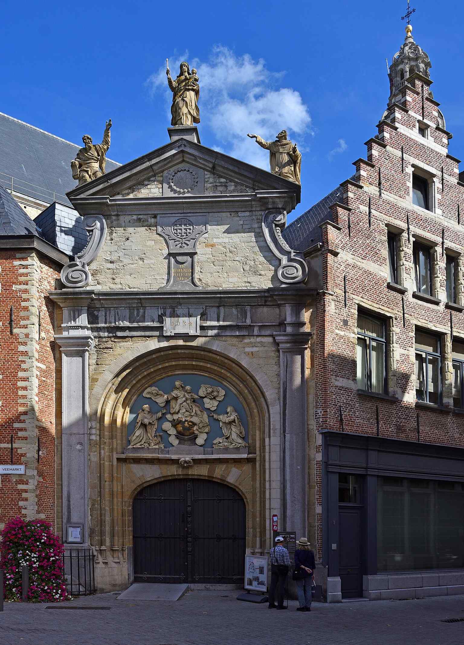 A side portal view of St. Paul’s Church, highlighting one of the less grand but historically important entrances to the Dominican church complex.