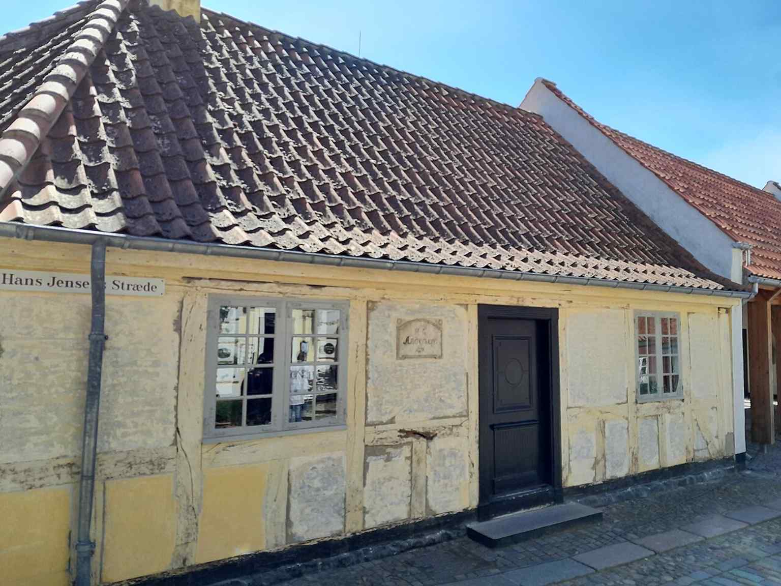 The H.C. Andersen Museum on Claus Bergs Gade, part of the wider museum complex dedicated to the writer’s life and works.