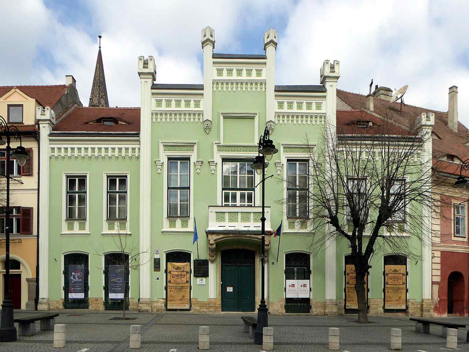 The Museum of Universal Ethnography "Franz Binder" is housed in a historical Neogothic building, constructed between 1865-1867, and declared a historical monument.