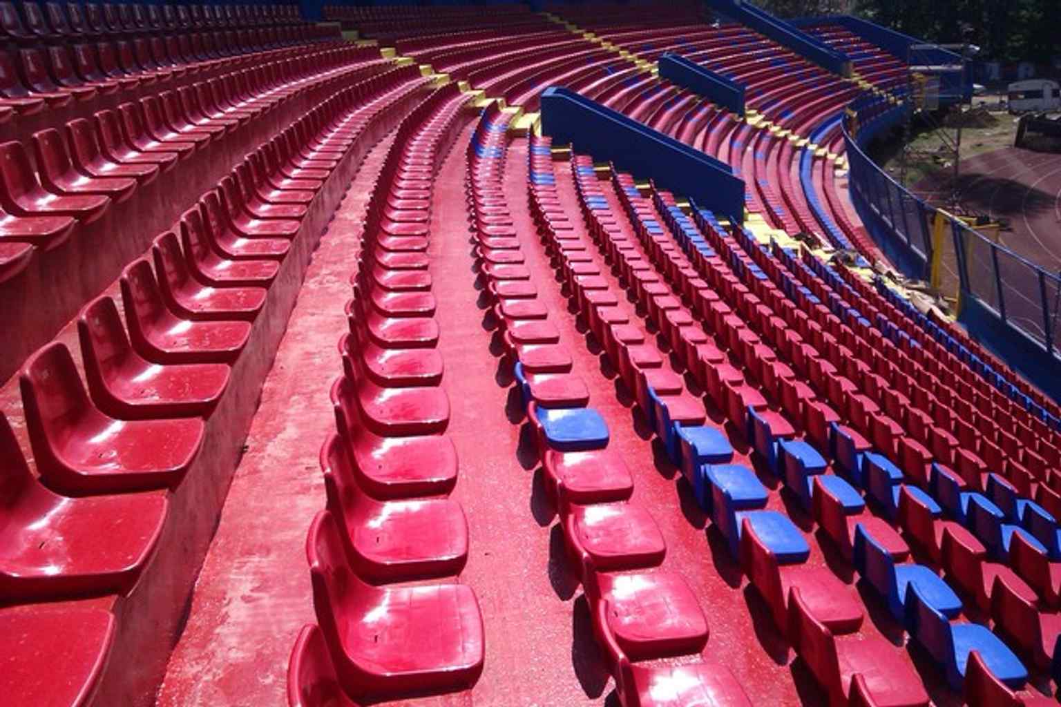 Construction progresses on the new north stand in 2012, a significant expansion that added 2,492 seats to the stadium's total capacity.