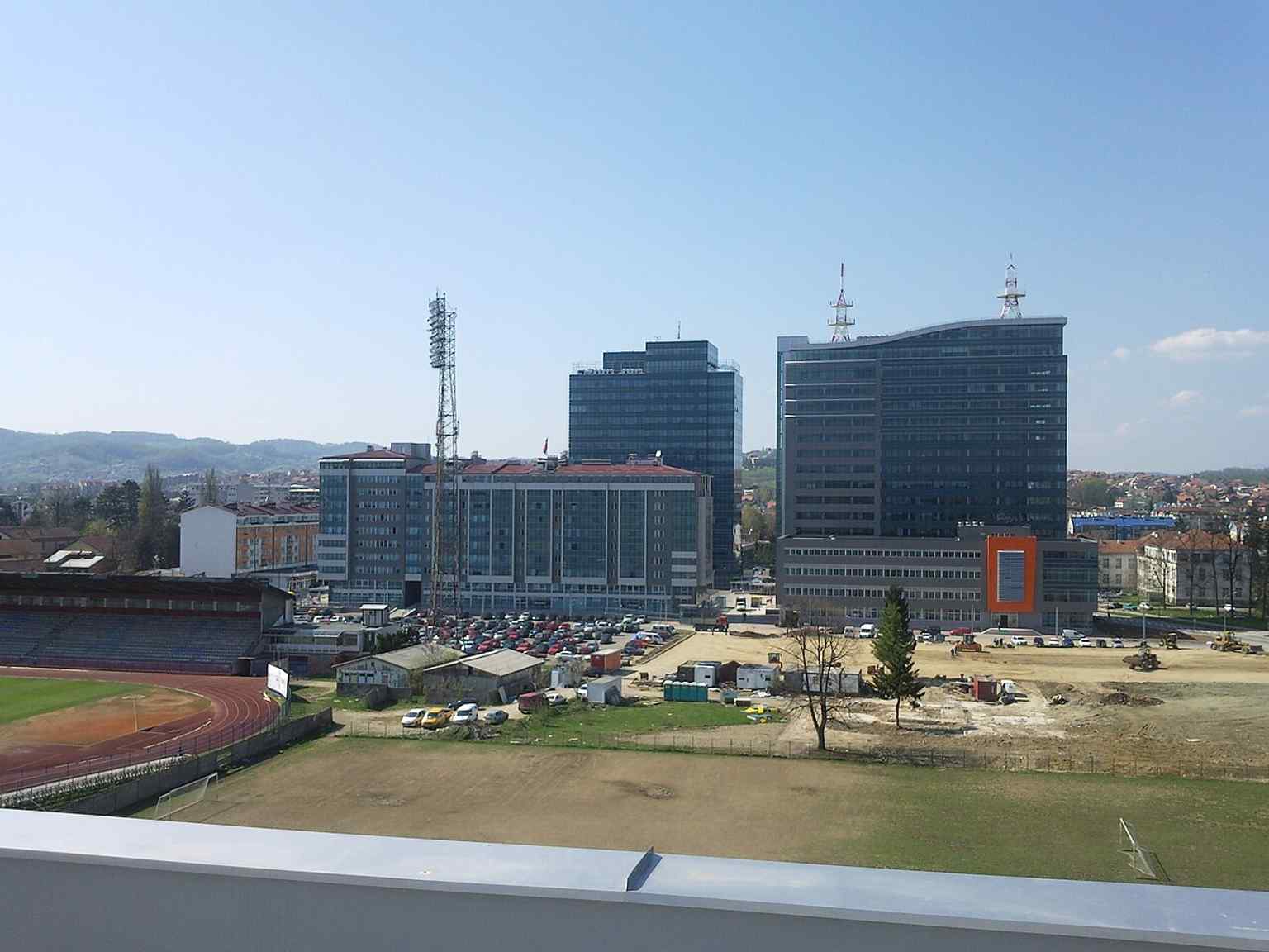 An exterior perspective from 2010, the year the stadium underwent a complete reconstruction that installed new seats and updated lighting systems.