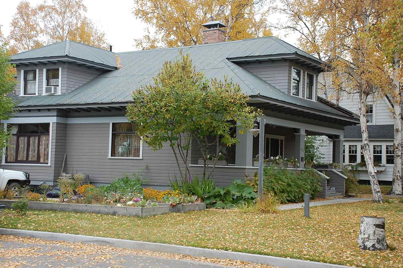 The Mary Lee Davis House in Fairbanks, now the Alaska Heritage House bed and breakfast, preserved as the city’s oldest occupied residence.