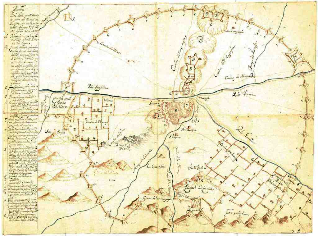 The fortified enclosure of Badajoz