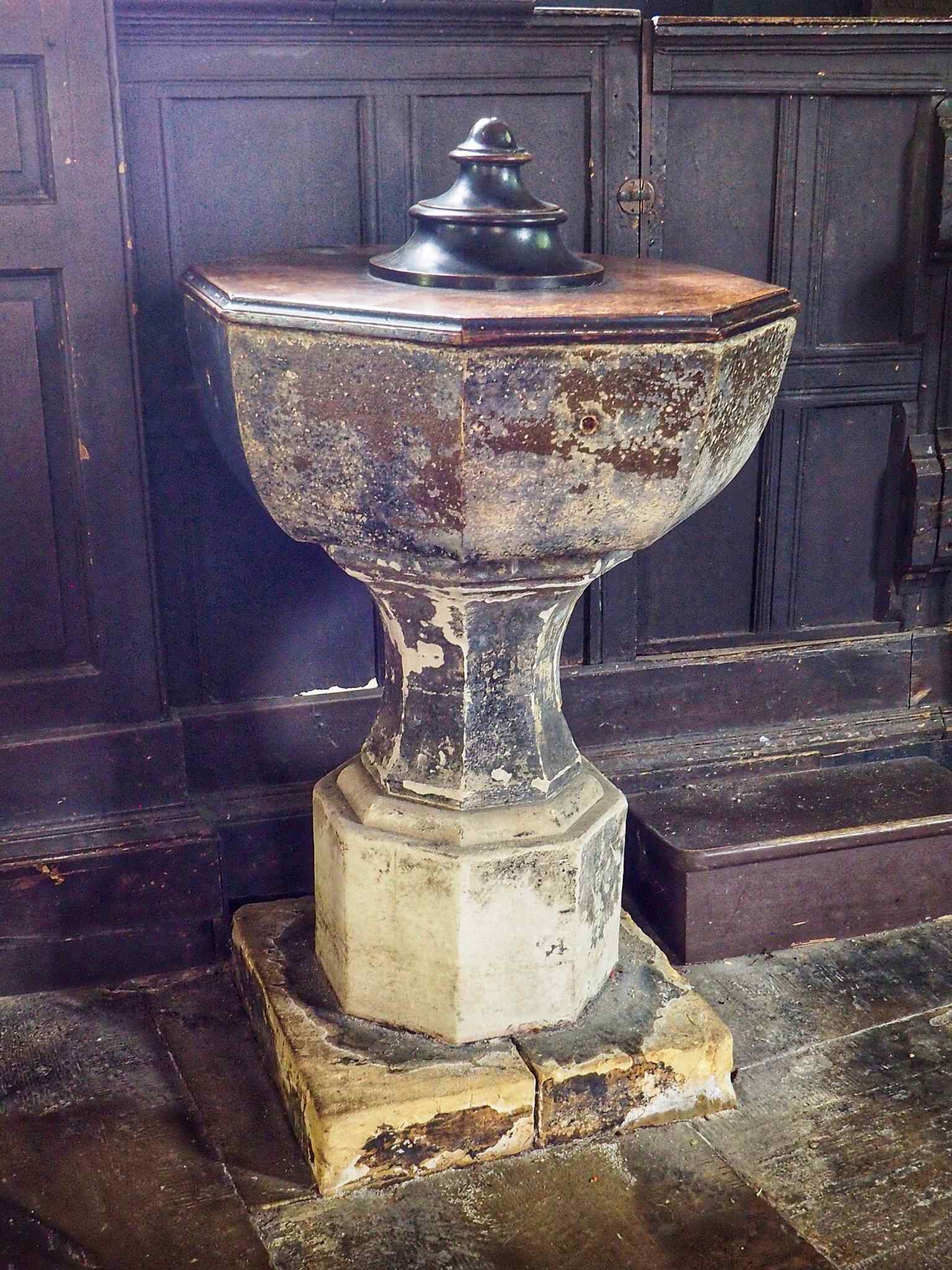 A recent documentary view of the church entrance and masonry, useful for showing the building’s ongoing conservation challenges.