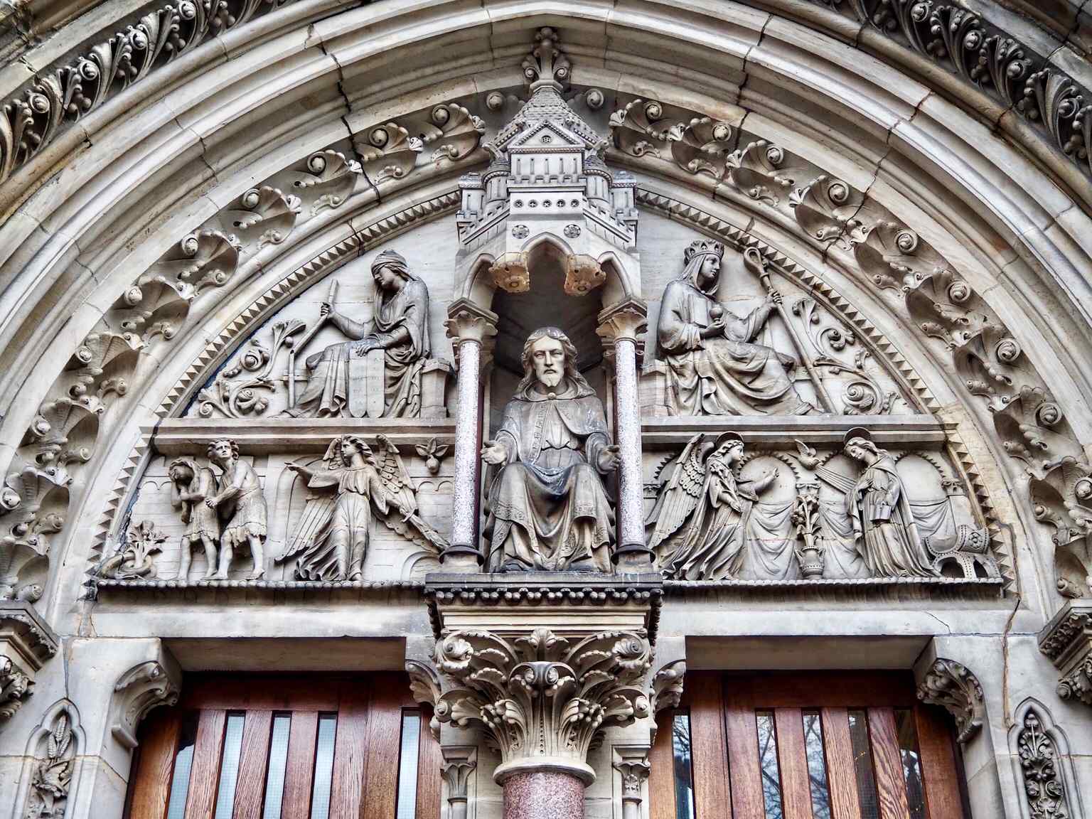 Tympanum Church of St Wilfrid York