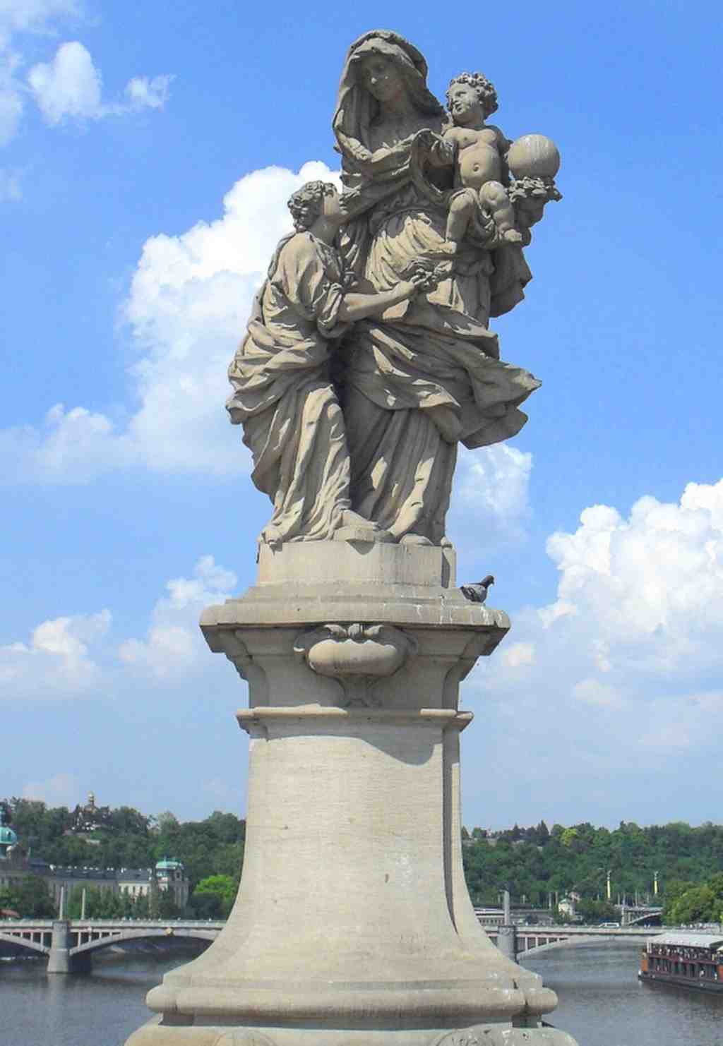 Statue von Saint Anne, Charles Bridge