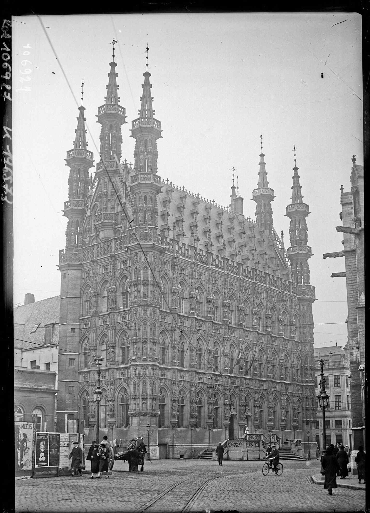 A 1926 historic view of the Town Hall, useful for showing how this late-Gothic landmark was documented in the early 20th century.