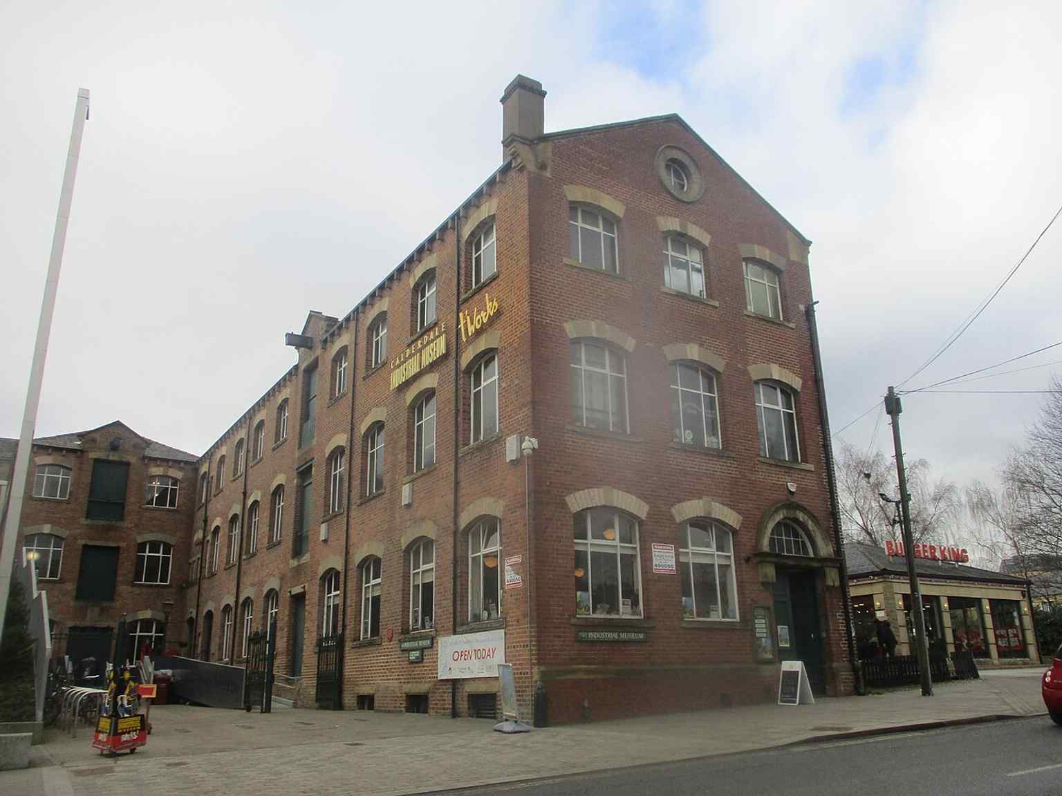 The museum building on Charles Street in Halifax, shown in 2023, where volunteers preserve the town’s industrial heritage and working machines.