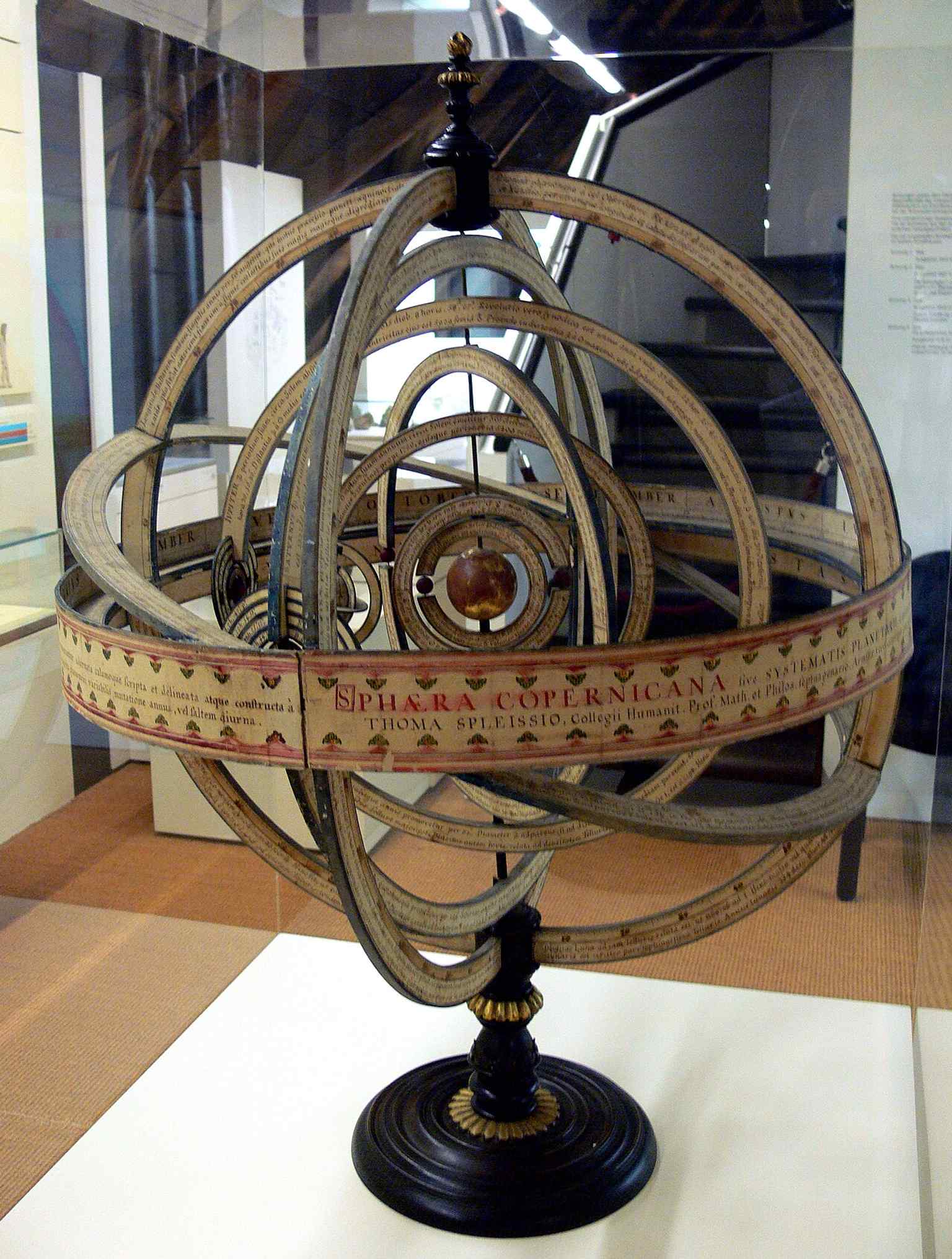 Thomas Spleiss’s planetarium in the museum collection, showing how the museum brings together science as well as art, history, and nature.
