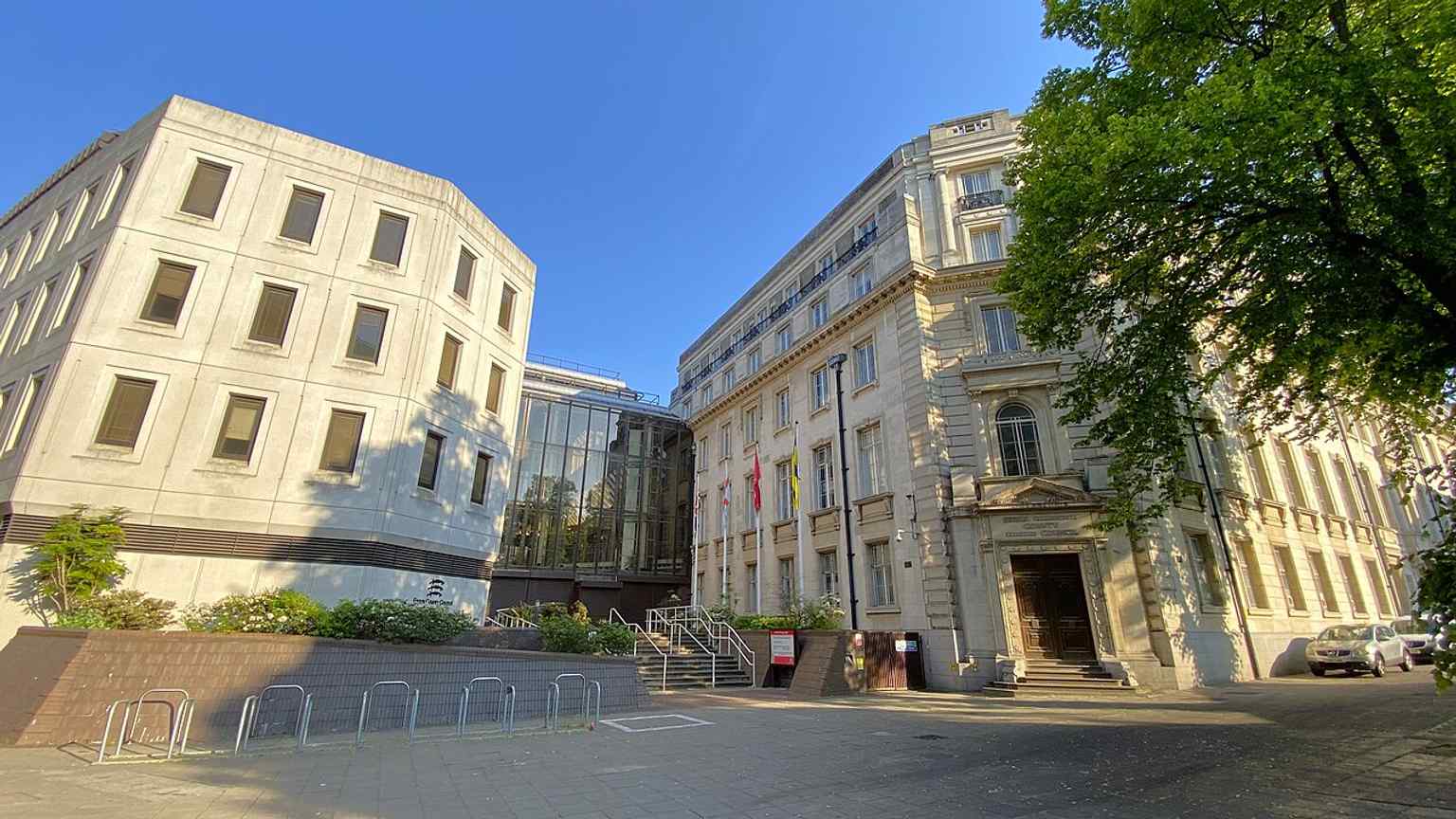 The main County Hall complex in Chelmsford, headquarters of Essex County Council and the setting for the postwar additions mentioned in the history.