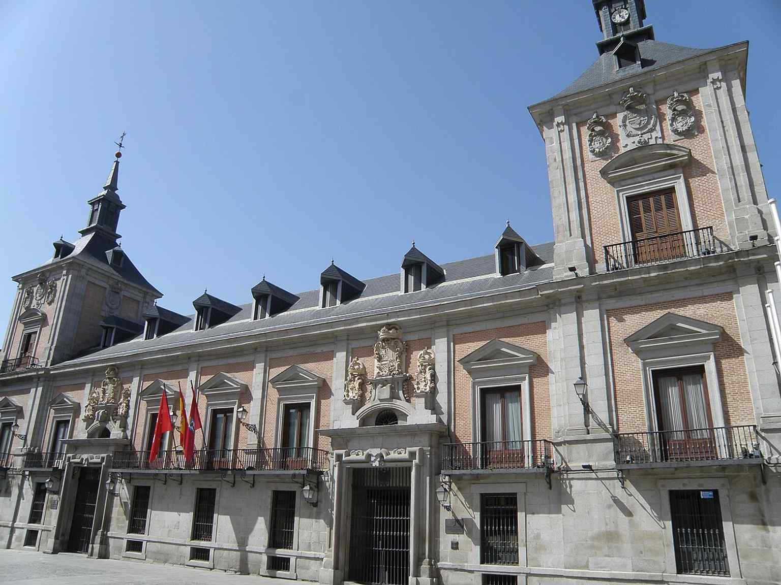 Casa de la Villa, the former City Hall on the west side of the square, one of the landmark’s most important civic buildings.