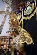 Hermandad de nazarenos de Jesús Redentor ante Caifás y Nuestra Señora de la Estrella de Ávila