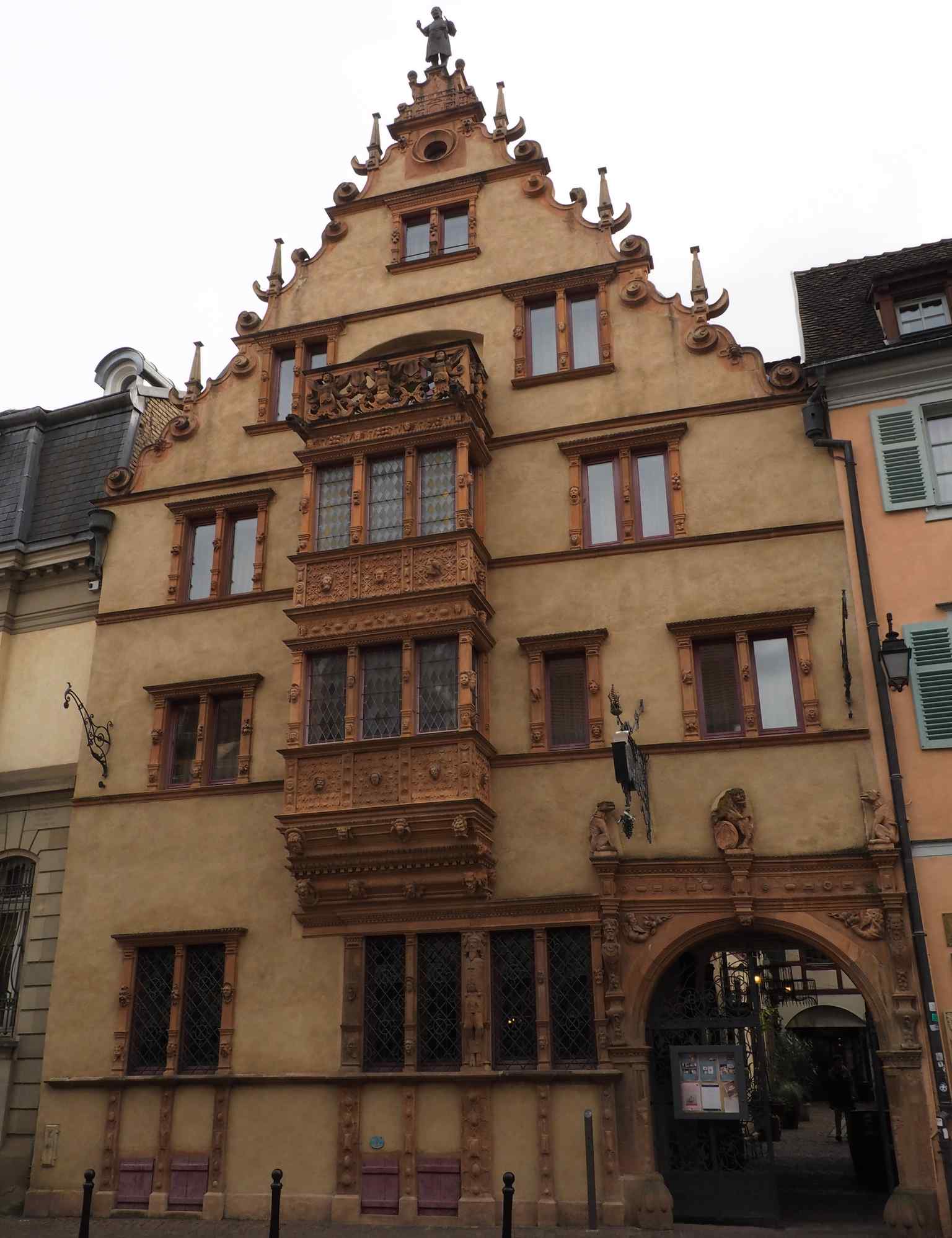 A recent look at the historic building in 2024, showing how meticulously the exterior has been preserved for modern visitors.