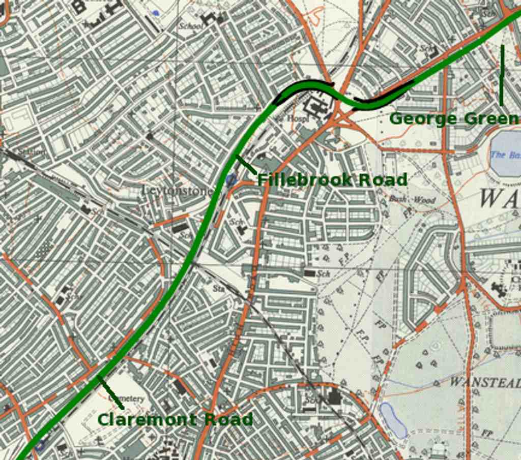 M11 link road protest