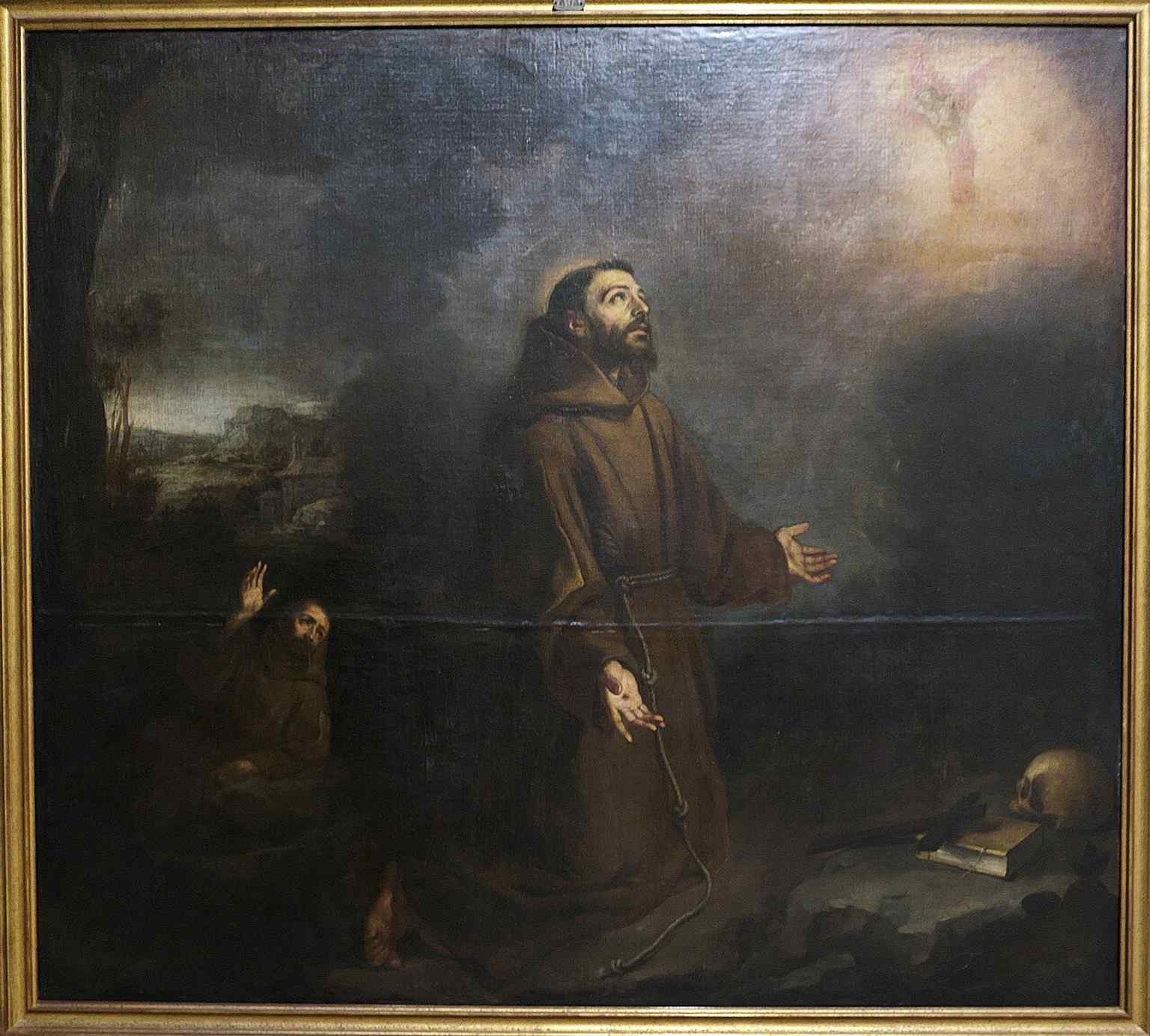 Murillo’s Stigmatisation of Saint Francis, part of the museum’s celebrated Baroque painting rooms.