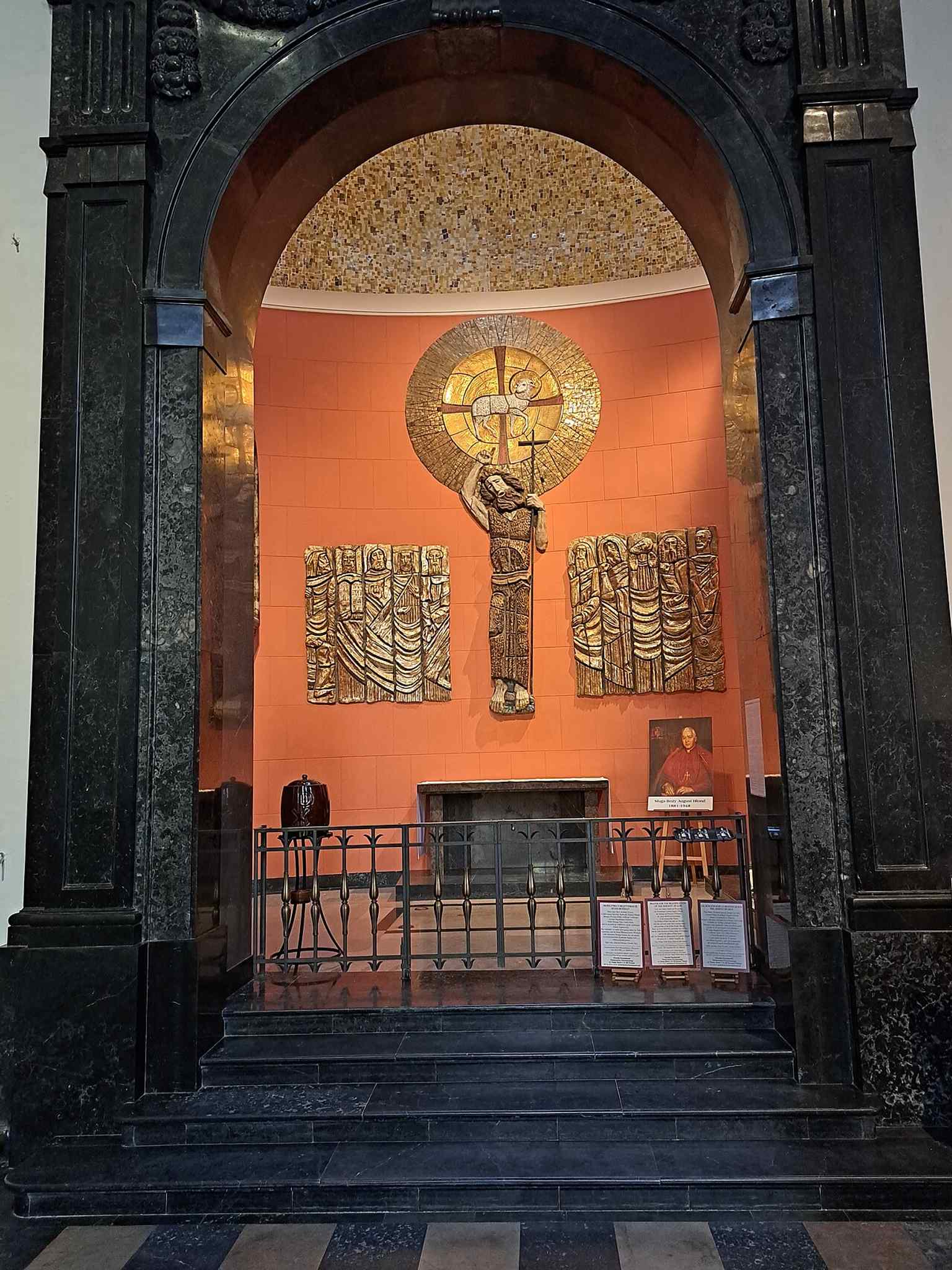St. John the Baptist Chapel, one of the most important interior spaces, linked to the cathedral’s patron and later memorial burials.