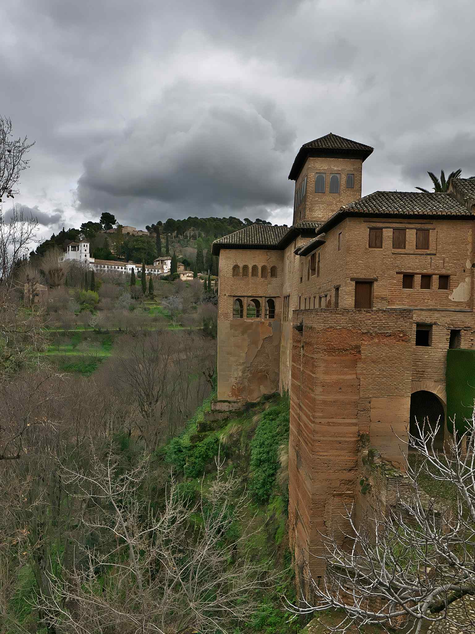 The Torre de las Damas, whose magnificent original wooden cupola ceiling was controversially dismantled and exported to Germany in 1891 by its private owner.