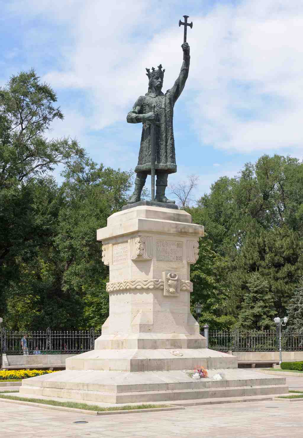 Statue of Stephen the Great in Chisinau