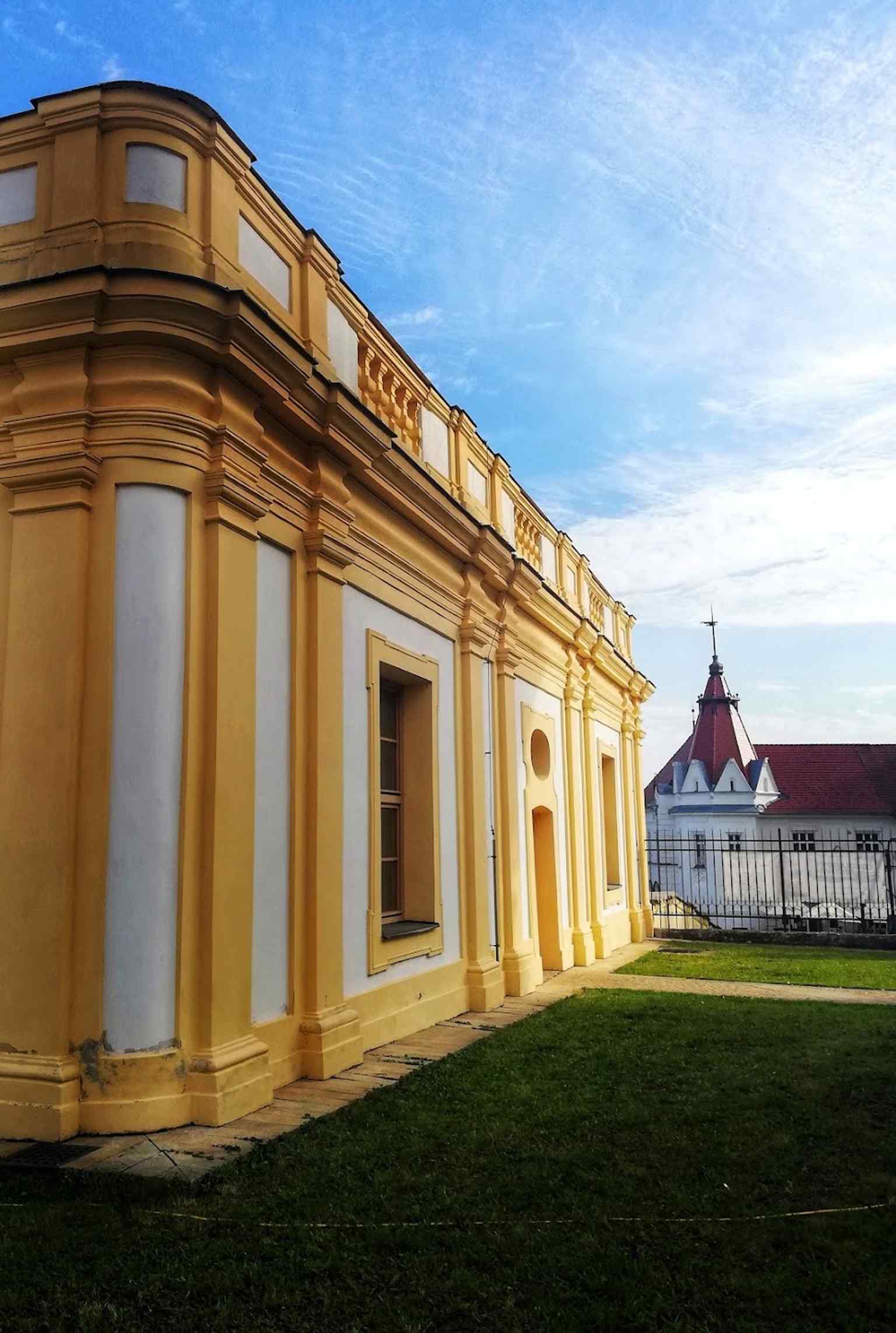 A detail shot reflecting the classicist elements that began to dominate the castle's interiors and exterior in the later stages of its construction under Václav Antonín.