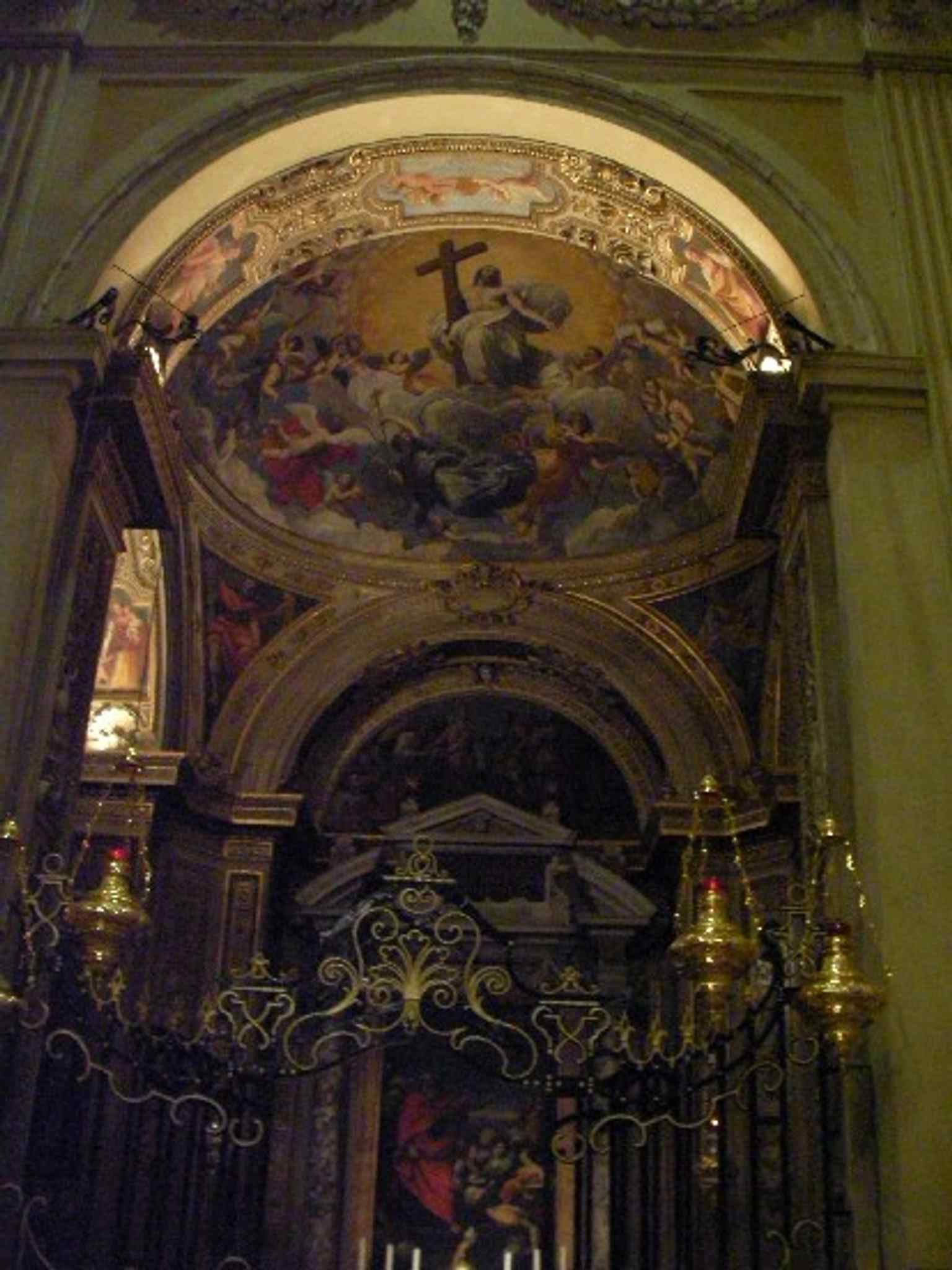 The Chapel of the Blessed Sacrament, one of the cathedral’s most important side chapels.