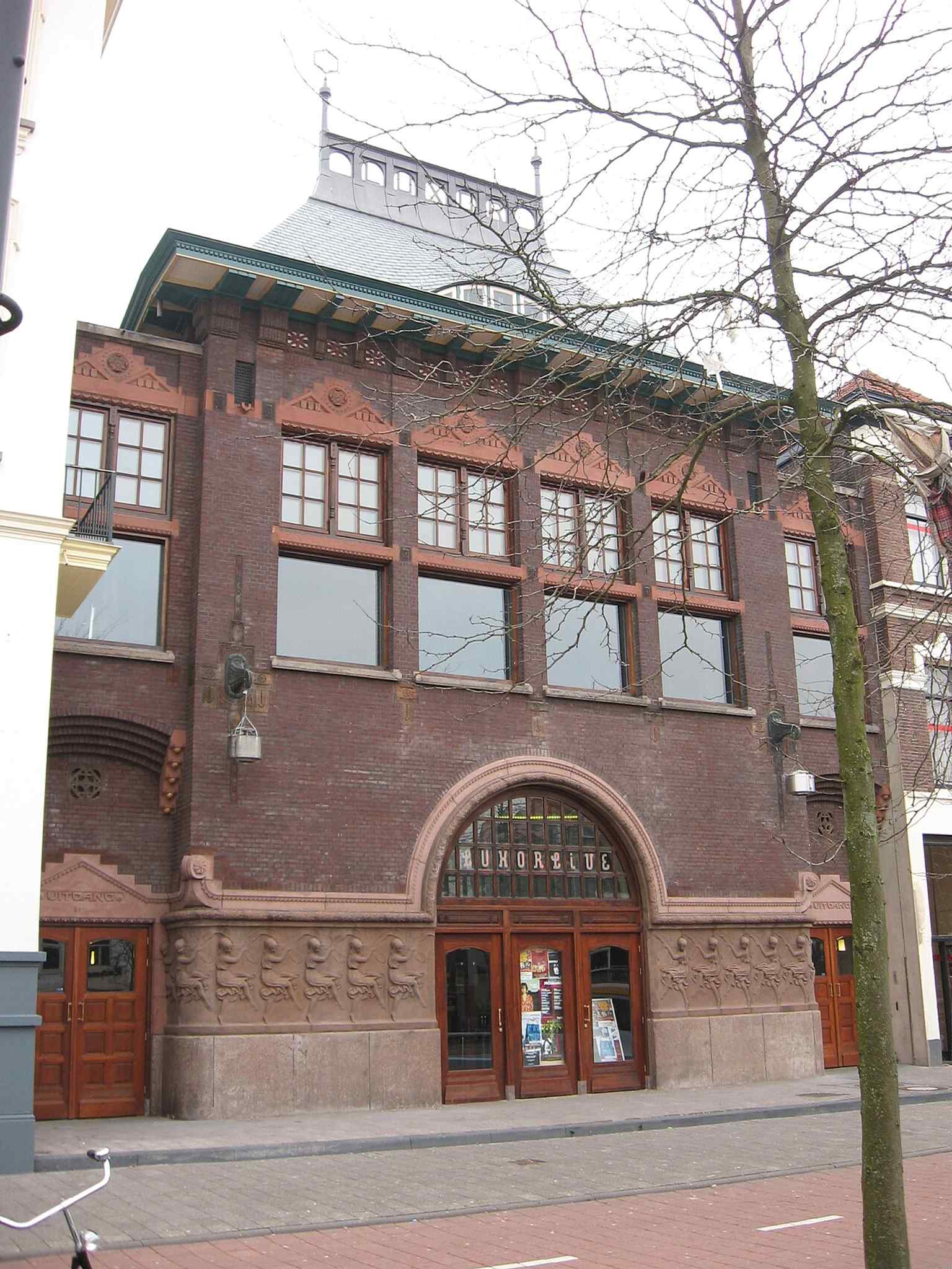 A clear street-level view of Luxor Live in Arnhem, the former cinema that reopened as a pop venue in 2008.