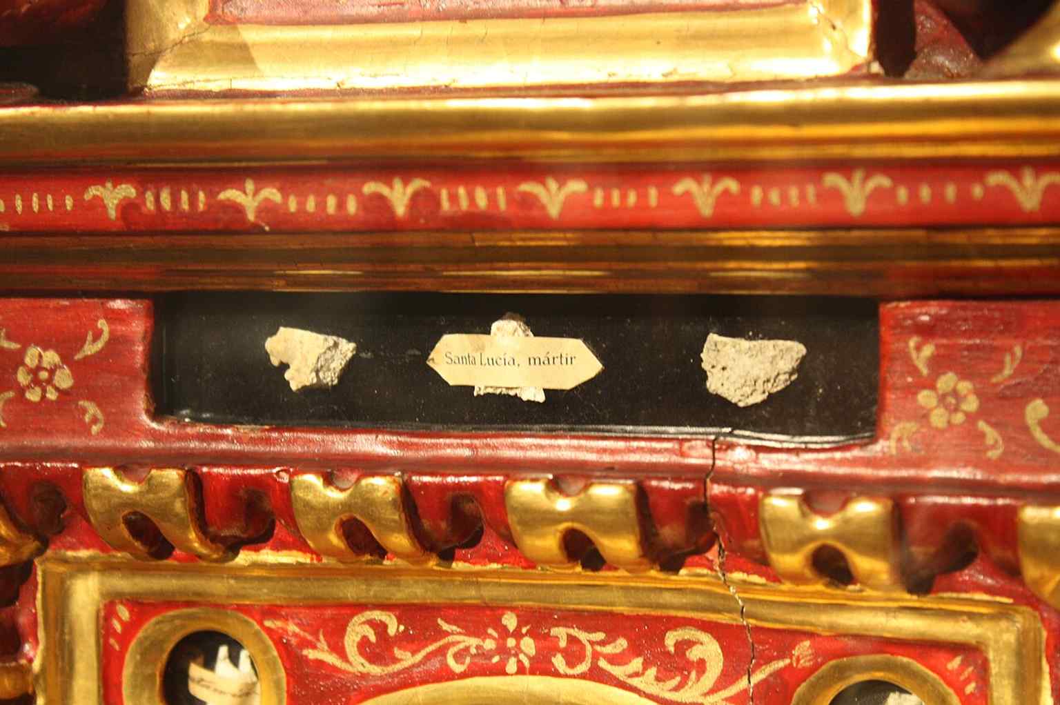 Displayed within the museum, these relics of Saint Lucy exemplify the broader religious artifacts and cultural items related to pilgrimage that the institution collects.